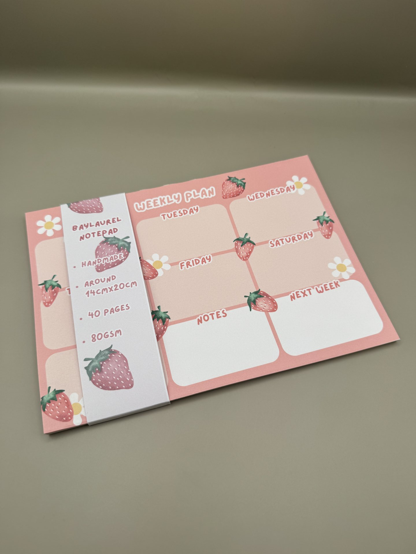 Planner Saptamanal cu Capsunele